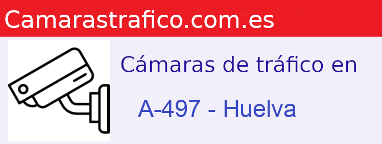 Cámaras dgt en la A-497 en la provincia de Huelva
